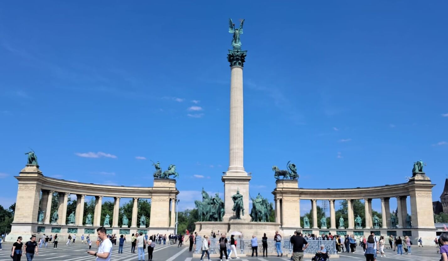Place des Héros à Budapest